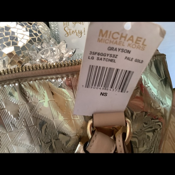 Beautiful leather gold Michael kors satchel bag - Picture 7 of 7